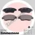 Тормозные колодки, дисковый тормоз.) ZIMMERMANN (216941651) изображение 1