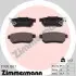 Тормозные колодки, дисковый тормоз.) ZIMMERMANN (217381301) изображение 1