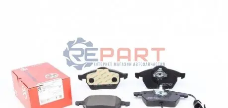 Колодки гальмівні (передні) Audi A6 97-05 (Teves) (з датчиком) ZIMMERMANN 219382001 Купити в Україні