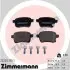 Колодки гальмівні дискові ZIMMERMANN (222201701) зображення 1