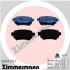 Колодки гальмівні (задні) Mazda 6 2.0/2.5 12- (Trw) (з датчиком) ZIMMERMANN (223491551) зображення 6