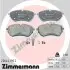 Тормозные колодки (передние) VW Amarok 10- ZIMMERMANN (226441902) изображение 1