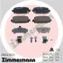 Фото Колодки гальмівні (задні) Jeep Compass 1.4-2.4 17 ZIMMERMANN (228441652) зображення 1
