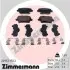 Тормозные колодки дисковые задние ZIMMERMANN (229531702) изображение 1
