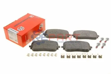 Колодки гальмівні (передні) MB GLE (V167/X167) 18- (з гвинтами гальмівних сателітів) ZIMMERMANN 22962.180.2 Купити в Україні