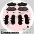 Тормозные колодки, дисковый тормоз.) ZIMMERMANN (230211902) изображение 1