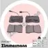 Тормозные колодки, дисковый тормоз.) ZIMMERMANN (230921601) изображение 1