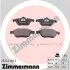 Гальмівні колодки ZIMMERMANN (232451802) зображення 1