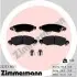 Колодки гальмівні (передні) Subaru Justy 03-/Opel Agila 00-07 ZIMMERMANN (232531601) зображення 1