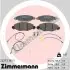 Тормозные колодки, дисковый тормоз.) ZIMMERMANN (232731801) изображение 1