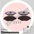 Колодки гальмівні (передні) Ford Mondeo III 00-07 ZIMMERMANN (232799851) зображення 1