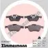 Тормозные колодки, дисковый тормоз.) ZIMMERMANN (232811801) изображение 1
