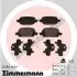 Тормозные колодки, дисковый тормоз.) ZIMMERMANN (232841401) изображение 1
