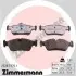 Комплект тормозных колодок ZIMMERMANN (232879751) изображение 1