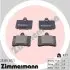 Тормозные колодки, дисковый тормоз.) ZIMMERMANN (233051551) изображение 1
