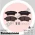 Тормозные колодки, дисковый тормоз.) ZIMMERMANN (233321801) изображение 1