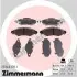 Тормозные колодки, дисковый тормоз.) ZIMMERMANN (233401701) изображение 1
