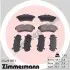 Тормозные колодки, дисковый тормоз.) ZIMMERMANN (234091901) изображение 1