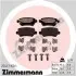 Фото Колодки гальмівні (задні) Opel Astra G/Combo 01-/Kia Cee'd 15- (Lucas-Girling) ZIMMERMANN (234171501) зображення 1