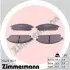 Колодки тормозные дисковые, к-кт ZIMMERMANN (234221651) изображение 1