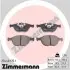 Колодки гальмівні (передні) Ford Connect 02-13 (Ate) ZIMMERMANN (234401751) зображення 1