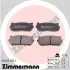 Тормозные колодки, дисковый тормоз.) ZIMMERMANN (234551301) изображение 1