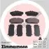 Тормозные колодки, дисковый тормоз.) ZIMMERMANN (234631701) изображение 1