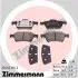 Комплект гальмівних колодок (задніх) Citroen C5/Ford C-Max 07-/Focus/Connect 04-13/Renault Laguna 07-15/Volvo ZIMMERMANN (234821652) зображення 1