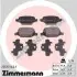 Тормозные колодки, дисковый тормоз.) ZIMMERMANN (235171601) изображение 1