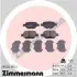 Тормозные колодки, дисковый тормоз.) ZIMMERMANN (235261751) изображение 1