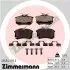 Фото Колодки гальмівні (задні) VW Passat 01-04/Peugeot 308 07-/Citroen C4 04-11 (Lucas) (з аксесуарами) ZIMMERMANN (235541703) зображення 1