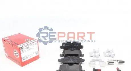 Колодки гальмівні (задні) BMW 3 (E90/E92) 04-11/1 (E81/82/87) 03-13 (Lucas-Girling)(з аксесуарами) ZIMMERMANN 23623.170.3
