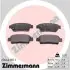 Колодки гальмівні (задні) Toyota Avensis/ Previa 2.0/2.0D 01-09 (Akebono) ZIMMERMANN (236461651) зображення 1