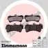 Фото Колодки гальмівні (передні) Audi Q7/Porsche Cayenne/VW Touareg 02- (Brembo) (з низьким продукуванням пилу) ZIMMERMANN (23693.965.1) зображення 1