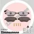 Гальмівні колодки ZIMMERMANN (237089901) зображення 1