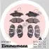 Тормозные колодки, дисковый тормоз.) ZIMMERMANN (237111902) изображение 1