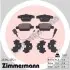 Тормозные колодки, дисковый тормоз.) ZIMMERMANN (237141751) изображение 1