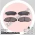 Фото Колодки гальмівні (передні) Honda Accord/Civic 00- (Sumitomo) (149x60x18) R15 ZIMMERMANN (237291551) зображення 1