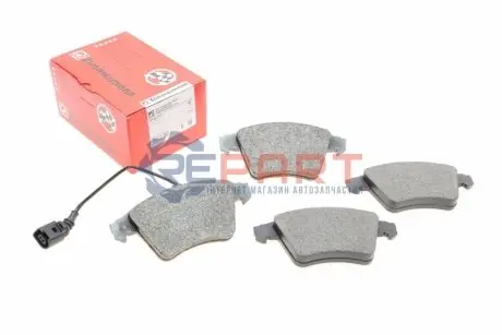 Колодки гальмівні (передні) VW Multivan/T5 03-/T6 15- (ATE) (з датчиком) ZIMMERMANN 237461751 Купити в Україні