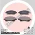 Фото Колодки гальмівні (передні) Toyota Avensis/Corolla 03-09 (Bendix-Bosch) ZIMMERMANN (237681851) зображення 1