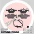 Колодки гальмівні (передні) BMW 5 (E60/E61) 03-10 (замінено на 0 986 494 118) ZIMMERMANN (237932002) зображення 1