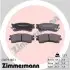 Тормозные колодки, дисковый тормоз.) ZIMMERMANN (238731601) изображение 1