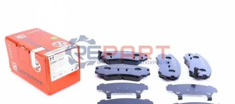 Колодки гальмівні (передні) Hyundai Sonata/Tucson/Kia Sportage 01- (Akebono) ZIMMERMANN 238911701 Купити в Україні