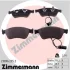 Колодки тормозные (передние) VW Phaeton/ Audi A6/A8 04-16 (Ate-Teves) (с датчиком) ZIMMERMANN (238962052) изображение 6