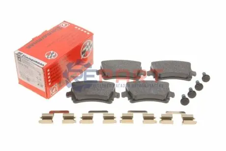 Колодки гальмівні (задні) VW Caddy 03-15 (Lucas-Girling) (з аксесуарами) ZIMMERMANN 239141702 Купити в Україні