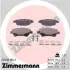 Гальмівні колодки ZIMMERMANN (239301802) зображення 1
