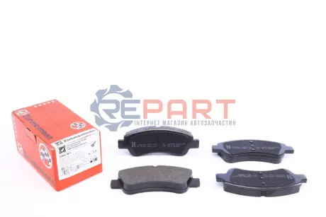 Колодки гальмівні (передні) Peugeot 206/208 00- (Bosch) ZIMMERMANN 23954.190.1