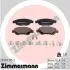 Колодки гальмівні (передні) Citroen С1/Peugeot 107/Toyota Aygo 05 ZIMMERMANN (239591752) зображення 1
