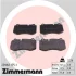 Колодки гальмівні (передні) MB (W211) 2.1-5.5 05-13 (Brembo) ZIMMERMANN (239601751) зображення 4