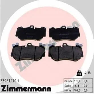 Тормозные колодки ZIMMERMANN 239611701
